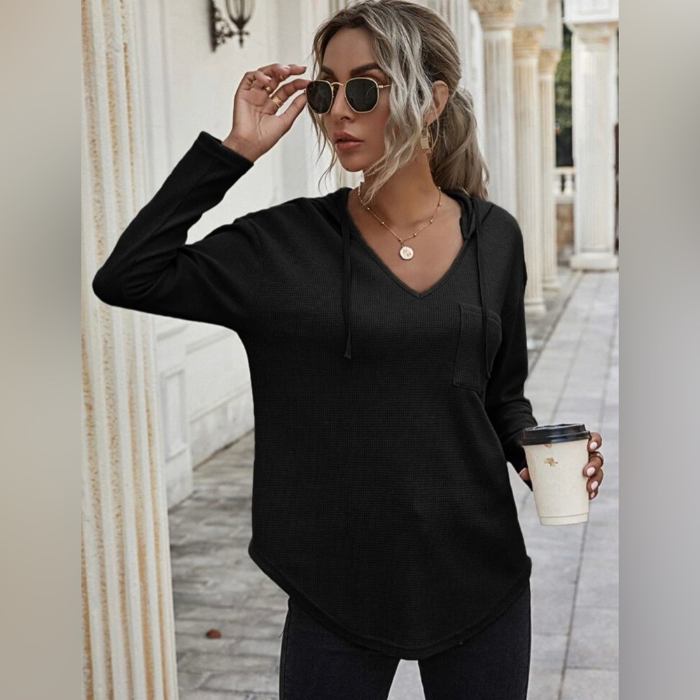 SHEIN lightweight hooded long sleeve